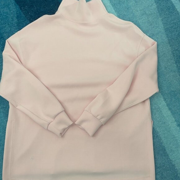 Lululemon Softstreme Funnel-Neck Long Pullover Size S, light pink - Picture 2 of 3